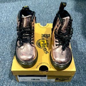 Dr.Martens Crinkle Metallic Boots 1/2 off $25 paid $50 for them